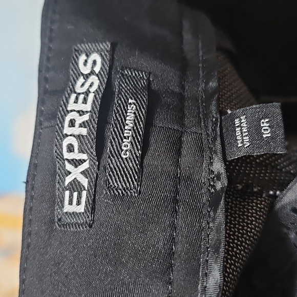 Express‎ Columnist Gray Dress Pants Size 10 - Picture 3 of 5
